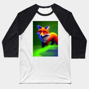 SURREAL STYLE FOX Baseball T-Shirt